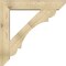 Ekena Millwork Olympic Slat Rough Sawn Bracket w/ Offset Brace, Douglas Fir, 8"W x 42"D x 42"H BKT0806X42X42OLY06RDF - alternate 3